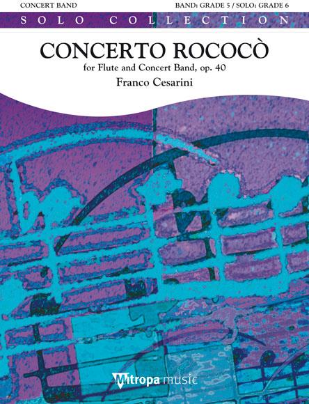 Concerto Rococò - for Flute and Concert Band, op. 40 - noty pro koncertní orchestr
